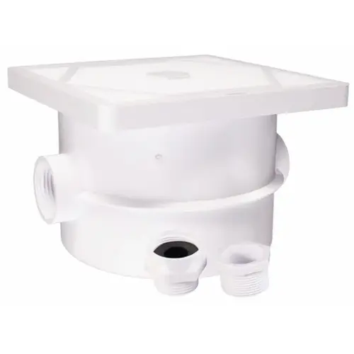CMP 25840-100-000 White Deck Mount Junction Box