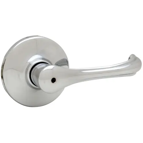 Dorian Privacy Door Lock with New Chassis and 6AL Latch and RCS Strike Bright Chrome Finish
