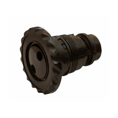 Waterway Plastics 210-6071 Black Deluxe Adjustable Scalloped Pulsator Poly Jet Internal