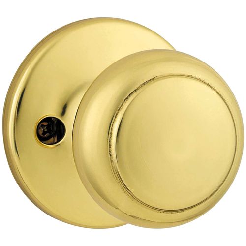 Single Dummy Cove Knob Bright Brass