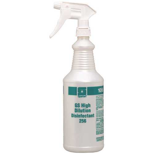 Green Solutions 949600 Bottles Spray 32 oz. Disinfectant 256 High Dilution