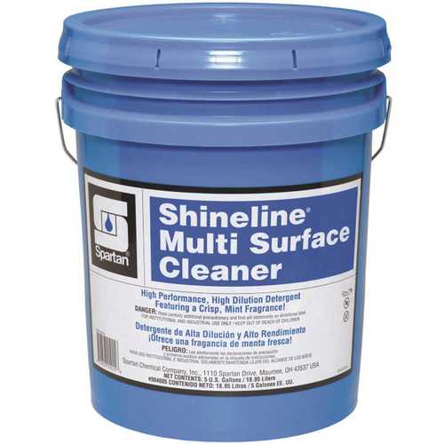 Shineline Multi Surface Cleaner 004005 Shineline 5 Gallon Mint Scent Multi-Surface Cleaner