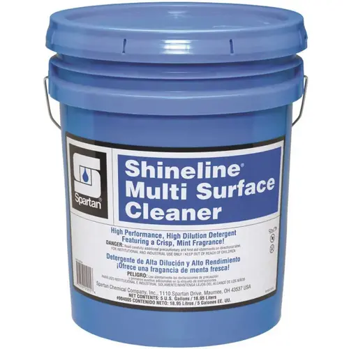 Shineline 5 Gallon Mint Scent Multi-Surface Cleaner Green