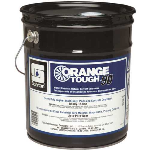 Orange Tough 229005 90, 5 Gallon Orange Scent Industrial Degreaser