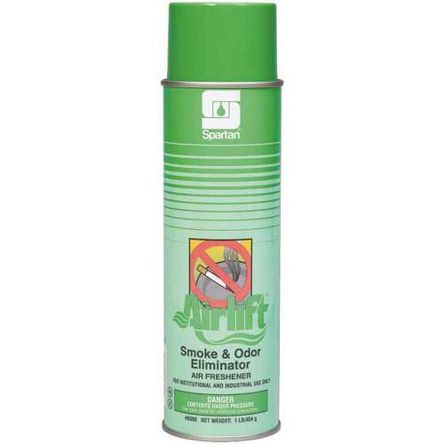 Spartan Chemical Co. 608600 Airlift Smoke & Odor Eliminator 16oz. Aerosol Can Floral Scent Air Freshener Spray