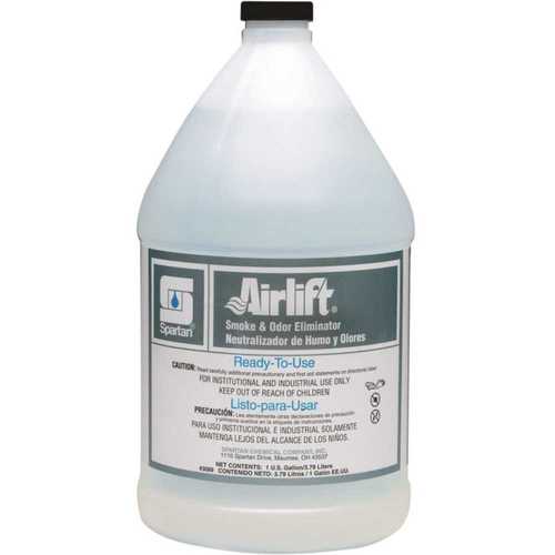 Spartan Chemical Co. 308904 Airlift Smoke & Odor Eliminator 1 Gallon Floral Scent Air Neutralizer