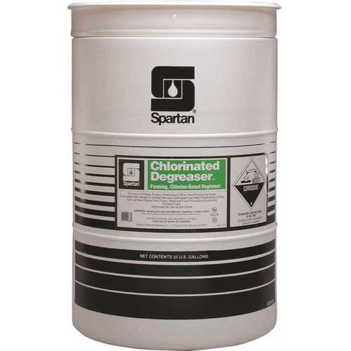 Chlorinated Degreaser 55 Gallon Food Production Sanitation Cleaner Light Yellow