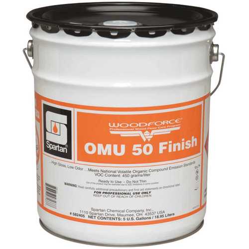 OMU 50, 5 Gallon Wood Floor Finish