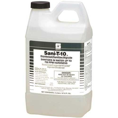Spartan Chemical Co. 480002 Sani-T-10 2 Liter Sanitizer