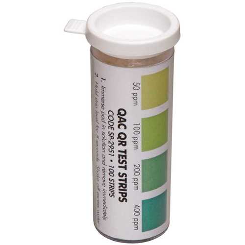 QAC QR Test Strips White - pack of 100