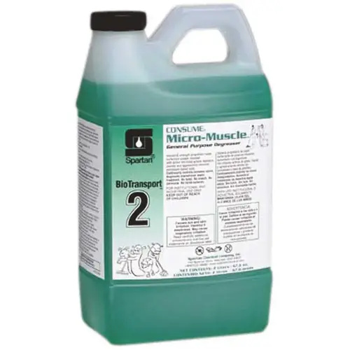 BioTransport 453402 2 Consume Micro-Muscle 2 Liter Industrial Degreaser Green