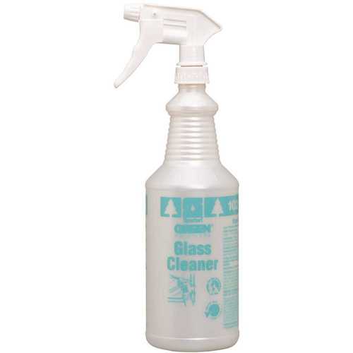 Clean On The Go 32 oz. Silk/Sleeve Glass Cleaner Spray Bottle with Trigger