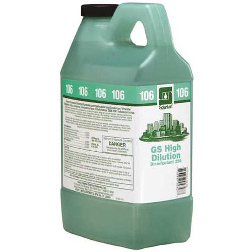 Spartan Chemical 351602 GS High Dilution Disinfectant 2 Liter One Step Cleaner/Disinfectant