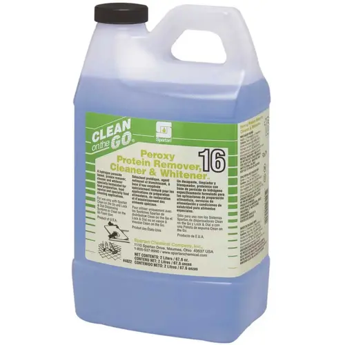 Peroxy Protein Remover, Cleaner & Whitener 2 Liter Food Production Sanitation Cleaner