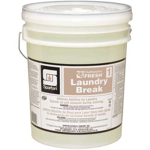 Clothesline Fresh 5 Gallon Laundry Break Clear