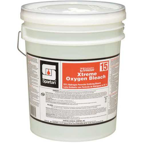 Clothesline Fresh 5 Gallon Xtreme Oxygen Bleach Clear