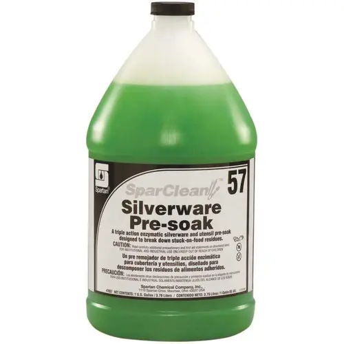 SparClean 1 Gallon Silverware Pre-soak Light Green