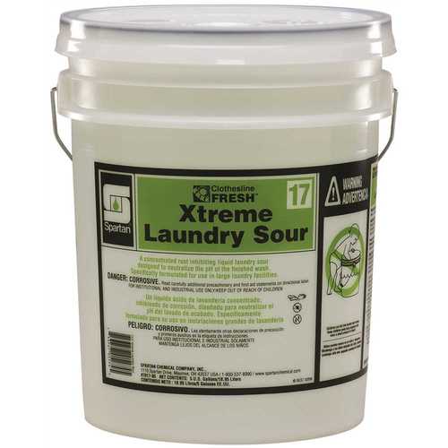 Clothesline Fresh 5 Gallon Xtreme Laundry Sour Clear