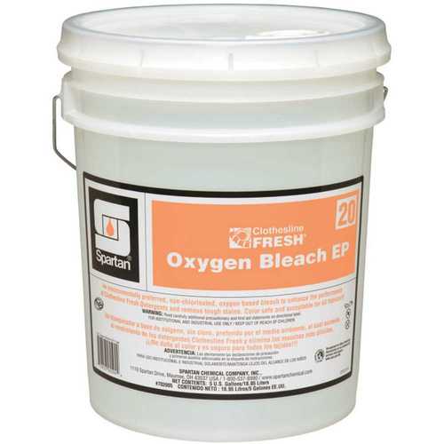 Clothesline Fresh 5 Gallon Oxygen Bleach EP Clear