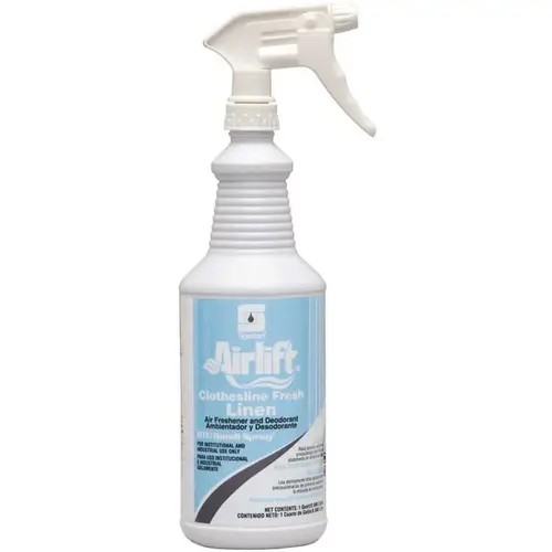 Airlift Clothesline Fresh Linen 1 Quart Air Freshener Clear