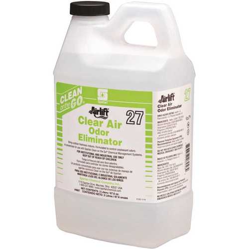 Spartan Chemical Co. 480702 Airlift Clear Air Odor Eliminator 2 Liter Lime Twist Scent Air Neutralizer