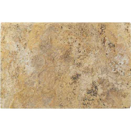 2 in. x 16 in. x 24 in. Tuscany Scabas Brushed Travertine Pool Coping (2.67 sq. ft.)