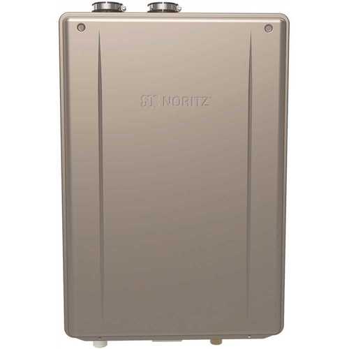 Noritz GQ-C3260WZ-FF US NG 11.1 GPM 199,900 BTU Condensing Direct Vent Commercial Natural Gas Tankless Water Heater Silver Metallic