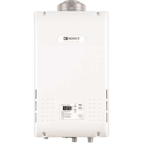 Noritz BGQ-2457WS FFA US LP Builder Pack 8.3 GPM Indoor Non-Condensing (Direct Vent Concentric) Residential Liquid Propane Gas Tankless Water Heater Beige/Bisque