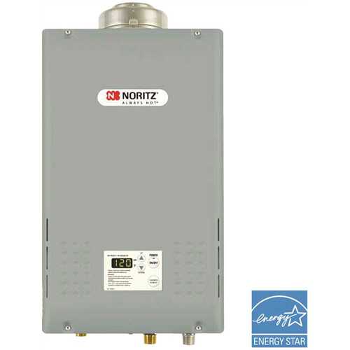 9.8 GPM 199,900 BTU Non-Condensing (DVC) Max Commercial Liquid Propane Gas Tankless Water Heater Gray