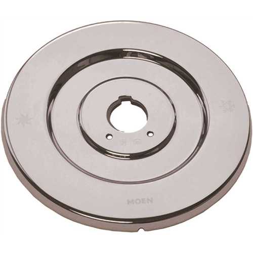 Chateau 7 in. Metal Escutcheon for Single-Handle Tub and Shower Valves in Chrome