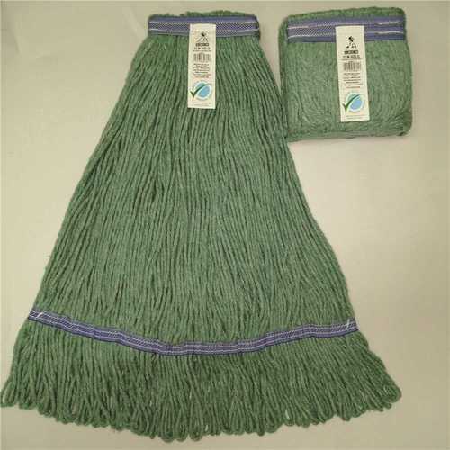 Blended Cotton Synthetic Replacement String Mop Large Loop Mop Head Green