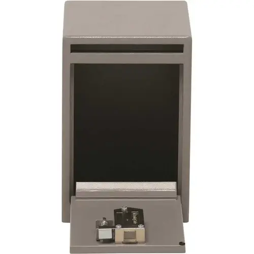 0.4 cu. ft. Depository Money Safe with Dual Key Lock gray