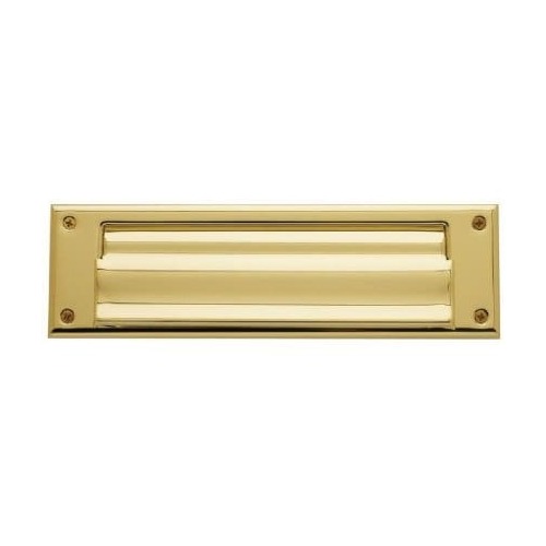 Letter Box Plate Vintage Brass Finish