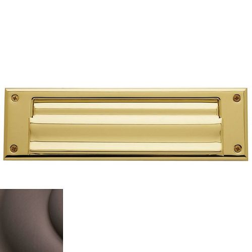 Letter Box Plate Venetian Bronze Finish