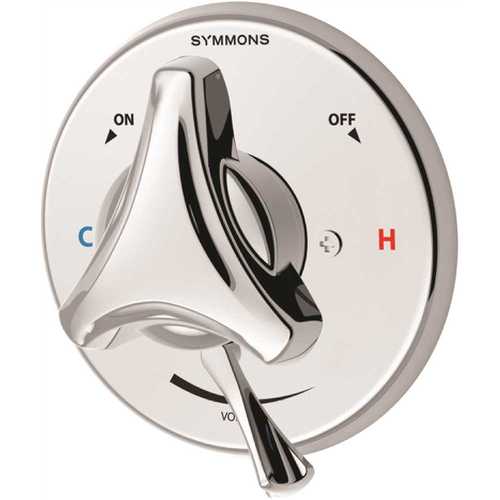 Symmons S9600PTRMRP Origins Temptrol 1-Handle Wall-Mounted Valve Trim Kit in Polished Chrome (Valve Not Included)