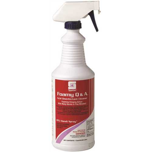 Ford TOX Foamy Q and A 1 qt. Citrus Scent One Step Restroom Tile and Grout Cleaner/Disinfectant - pack of 12