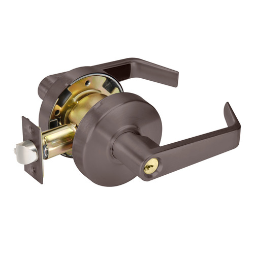 Storeroom Augusta Lever Grade 2 Cylindrical Lock with Para Keyway Oil Rubbed Bronze Finish