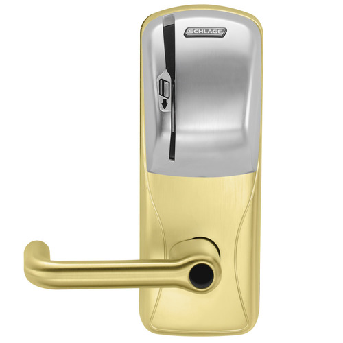 Electric Mortise Lock Satin Brass