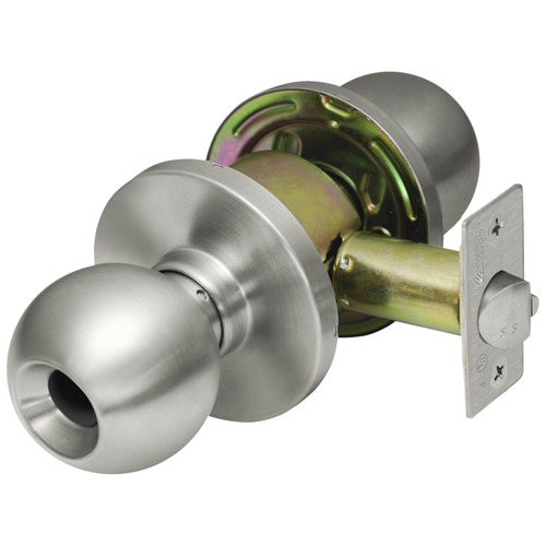 Cylindrical Lock Satin Stainless Steel