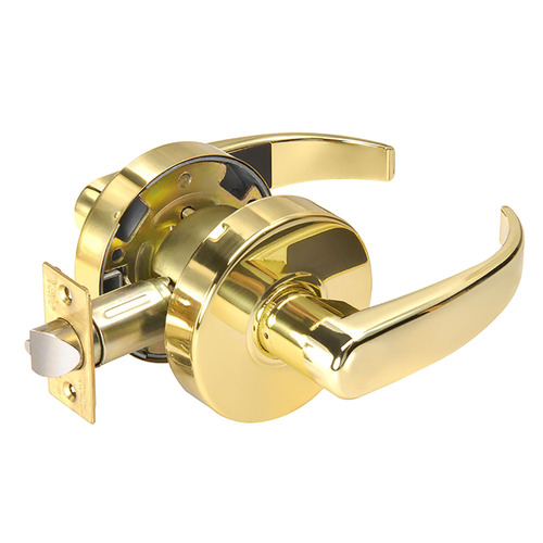 Cylindrical Lock Bright Brass