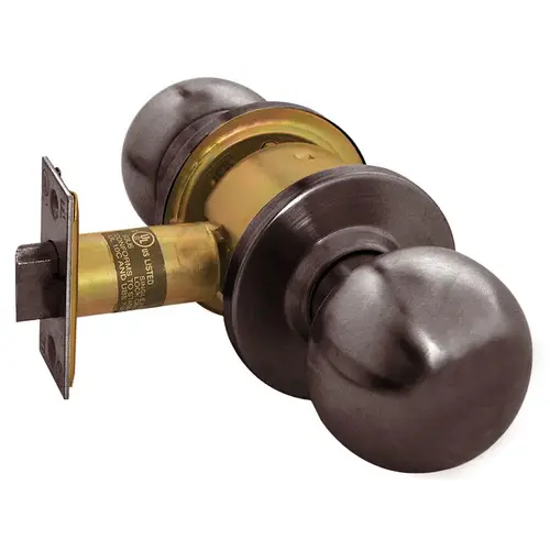 Cylindrical Lock Bright Brass