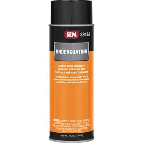 Undercoating, 24 oz Aerosol Can, Black, Aerosol