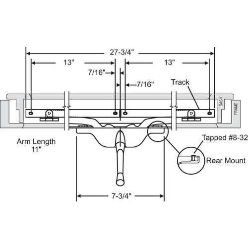 Pivot Shoe Roto Operator Faux Nickel