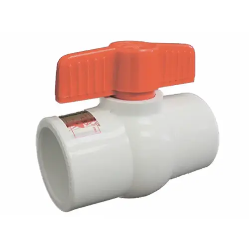 Pvc Mip Ball Valve 2 S X S Ptfe White