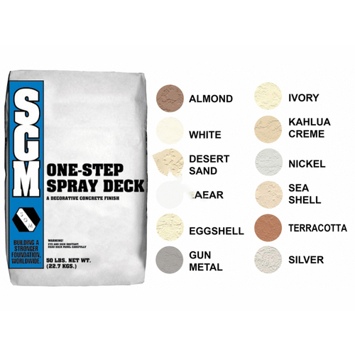 Southern Grouts & Mortars SCSP1S 50# Silver One-step Spray Powder