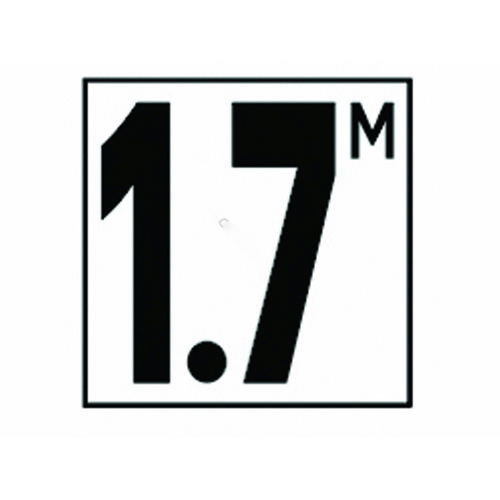 5in Non-skid Metric 1.7 M Depth Marker