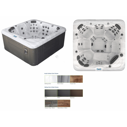 Garden Leisure Spas GL863B-27-S1 Gl863b Hot Tub Tuscan Sun Int/black Ext W/ Circ Pump/stereo