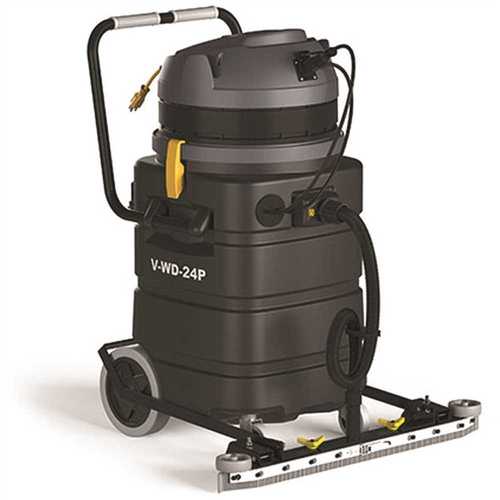 24 Gal. V-WD-24P Wet/Dry Vacuum with Pump and Front Mount Squeegee