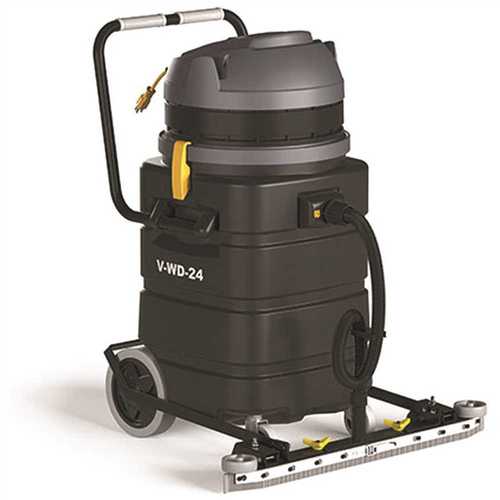 24 Gal. Wet/Dry Vacuum with Front Mount Squeegee