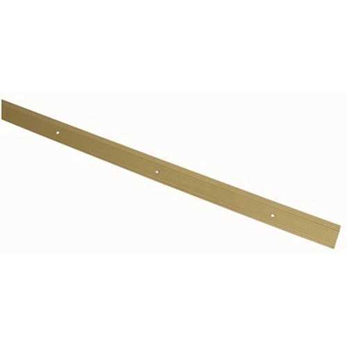 Fluted Gold 1-3/8 in. x 6 ft. Tile Edging Strip Carpet Bar